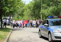Минераловодцы преодолели три километра краевого марафона «Знамя Победы»